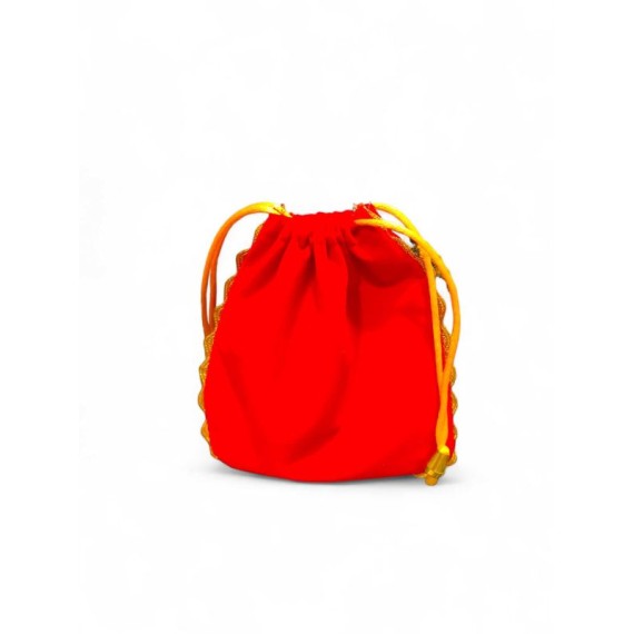 BG003 Jewellery Velvet Red Pouches Bag