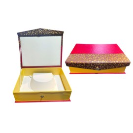 Premium Quality Choker Necklace Jewellery Box | 20CM x 15CM x 6CM |Closure Button | Vanity Box | BX003