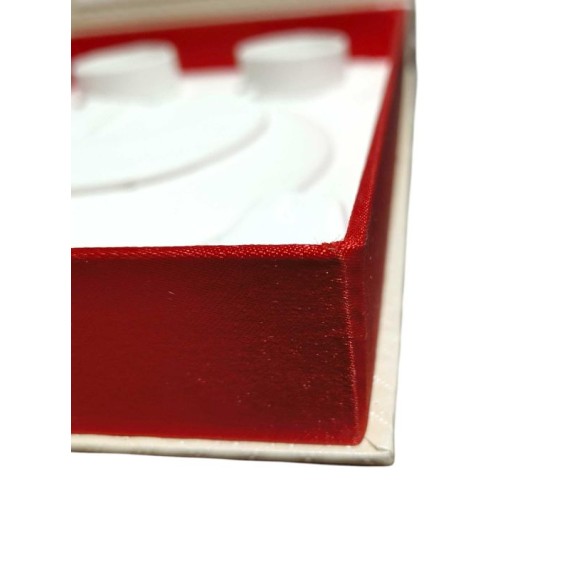 RinGold Premium Quality Bridal Necklace Bangel Earring Set Box | 26 CM X 19 CM X 4 CM | Necklace Bangle Earring Storage Box | Button Closure Box | Vanity Box