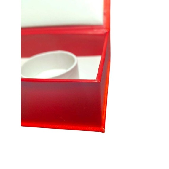 Premium Quality Red White Bangle Organizer Box | 17CM X 10CM X 4CM | Closure Button | Bangle Box Organizer | Vanity Box | BX017