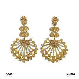 DE07YEGO NEW Indian Jewellery Earring Women Traditional Bollywood Style Wedding Ethnic AD