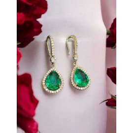 Traditional Bollywood Style Earring | Ethnic american diamond Earring Women | DE49AQRH