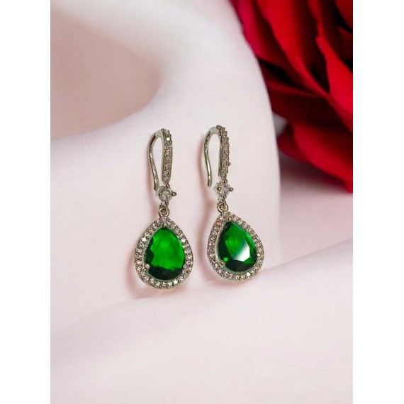 Traditional Bollywood Style Earring | Ethnic american diamond Earring Women | DE49GRRH