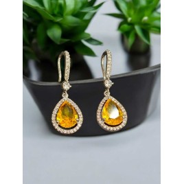 Traditional Bollywood Style Earring | Ethnic american diamond Earring Women | DE49YERH