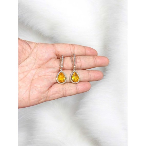 Traditional Bollywood Style Earring | Ethnic american diamond Earring Women | DE49YERH