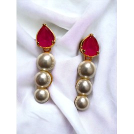 CD01REGO NEW Indian Jewellery Earring Women Traditional Bollywood Style Wedding Ethnic AD