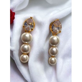 CD01WHGO NEW Indian Jewellery Earring Women Traditional Bollywood Style Wedding Ethnic AD