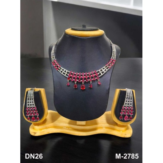 DN26RERH Gold Plated Jewelry Earrings Pendant Zircon Luxury Custom Fashion Sterling Silver Necklace Jewelry For Women S925 cubic zircon