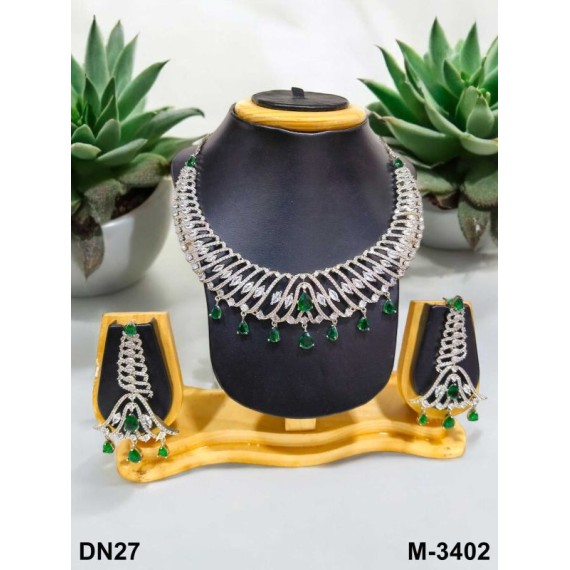 Latest Exclusive Designer Fashion Indian Jewellery Heavy Wedding Kundan Necklace Set Fashion Jewellery Collection for girl DN27GRRH