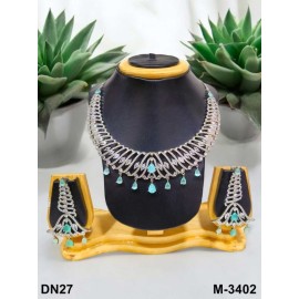 Latest Exclusive Designer Fashion Indian Jewellery Heavy Wedding Kundan Necklace Set Fashion Jewellery Collection for girl DN27MIRH