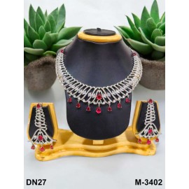 Latest Exclusive Designer Fashion Indian Jewellery Heavy Wedding Kundan Necklace Set Fashion Jewellery Collection for girl DN27RERH