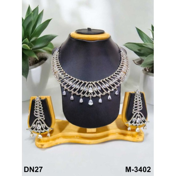 Latest Exclusive Designer Fashion Indian Jewellery Heavy Wedding Kundan Necklace Set Fashion Jewellery Collection for girl DN27WHRH