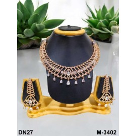 Latest Exclusive Designer Fashion Indian Jewellery Heavy Wedding Kundan Necklace Set Fashion Jewellery Collection for girl DN27WHRO