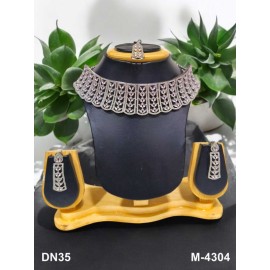 Indian Antique Jewelry Mehendi Design Jewelry Accessories Wear Choker Necklace Party Wear Antique Choker Necklace Jewelry Set DN35PIRH