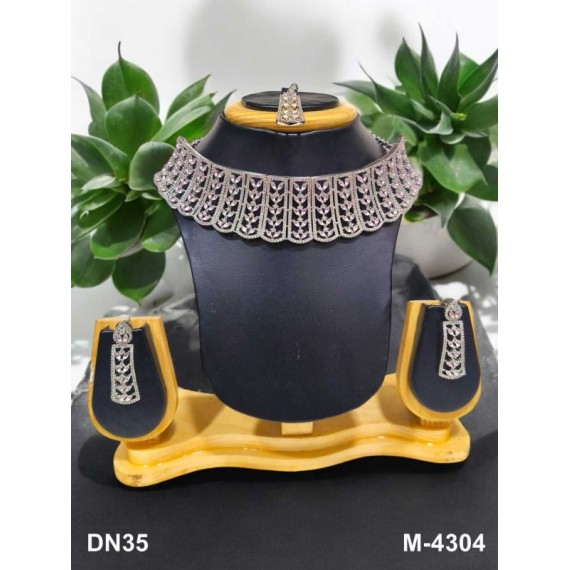 Indian Antique Jewelry Mehendi Design Jewelry Accessories Wear Choker Necklace Party Wear Antique Choker Necklace Jewelry Set DN35PIRH