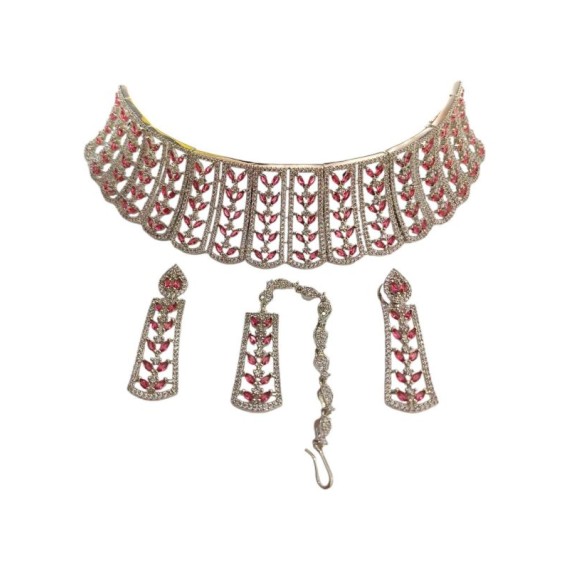 Indian Antique Jewelry Mehendi Design Jewelry Accessories Wear Choker Necklace Party Wear Antique Choker Necklace Jewelry Set DN35RERH