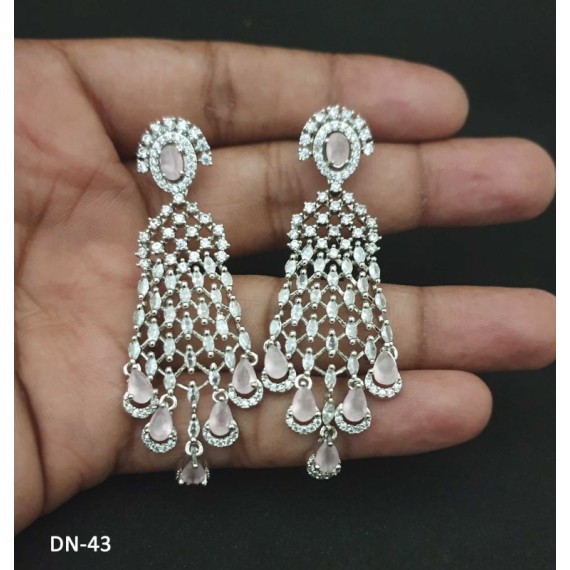 DN43PIRH Female bride factory direct sales jewelry sets kundan jewellery hot Selling elegant beautiful zircon necklace and earring sets