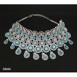 DN44AQRH Elegant beautiful zircon necklace and earring sets female bride factory direct sales jewelry sets jewellery hot Selling