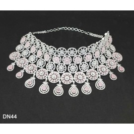 DN44PIRH Elegant beautiful zircon necklace and earring sets female bride factory direct sales jewelry sets jewellery hot Selling