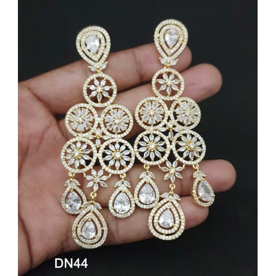 DN44WHGO Elegant beautiful zircon necklace and earring sets female bride factory direct sales jewelry sets jewellery hot Selling