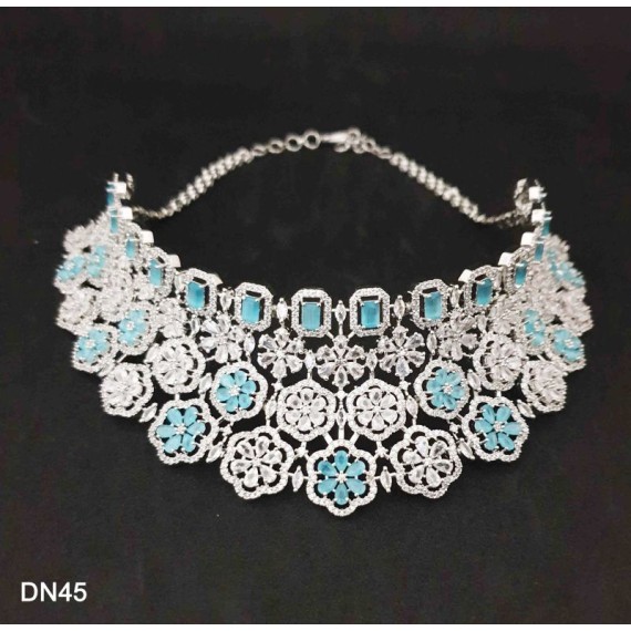 DN45AQRH Necklace and earring sets Elegant beautiful zircon female bride factory direct sales jewelry sets jewellery hot Selling