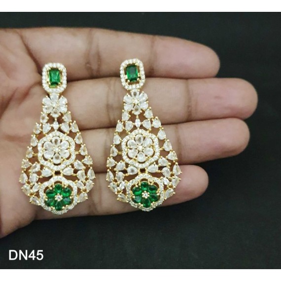 DN45GRGO Necklace and earring sets Elegant beautiful zircon female bride factory direct sales jewelry sets jewellery hot Selling