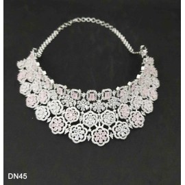 DN45PIRH Necklace and earring sets Elegant beautiful zircon female bride factory direct sales jewelry sets jewellery hot Selling