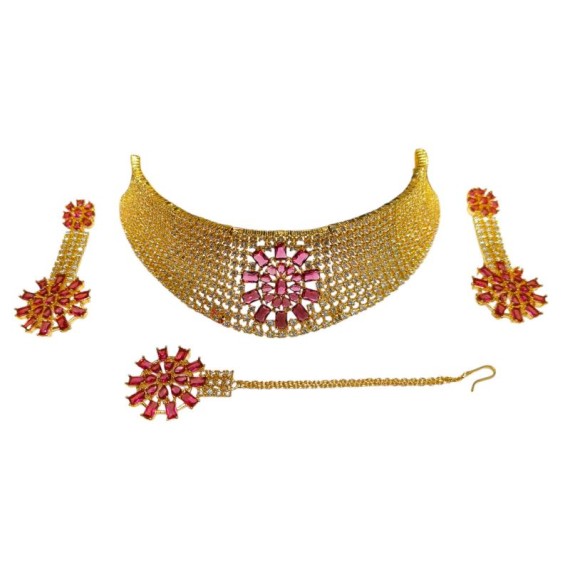 Necklace and earring sets Elegant beautiful zircon female bride factory direct sales jewelry sets jewellery hot Selling DN46REGO