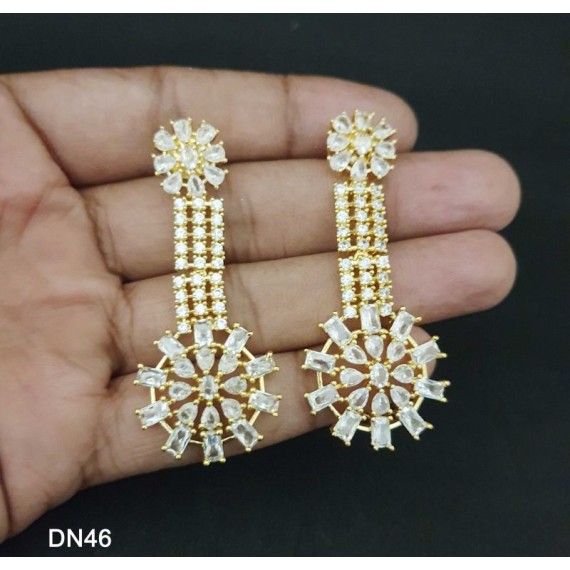 DN46WHGO Necklace and earring sets Elegant beautiful zircon female bride factory direct sales jewelry sets jewellery hot Selling