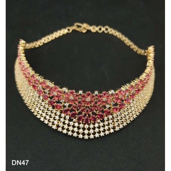 DN47REGO Beautiful zircon female bride factory direct sales jewelry sets jewellery hot Selling Necklace and earring sets Elegant