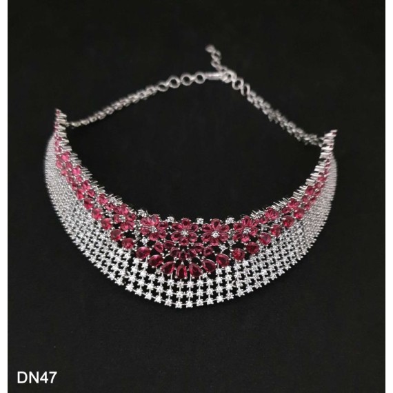 DN47RERH Beautiful zircon female bride factory direct sales jewelry sets jewellery hot Selling Necklace and earring sets Elegant