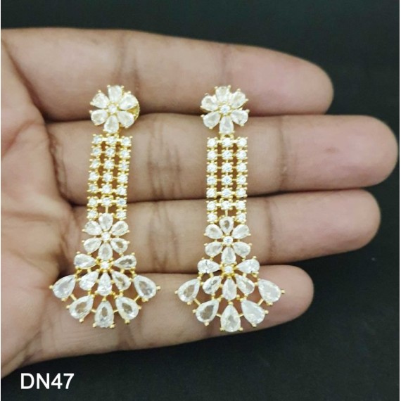 DN47WHGO Beautiful zircon female bride factory direct sales jewelry sets jewellery hot Selling Necklace and earring sets Elegant