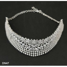 DN47WHRH Beautiful zircon female bride factory direct sales jewelry sets jewellery hot Selling Necklace and earring sets Elegant