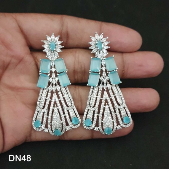 DN48AQRH Hot Selling Beautiful zircon female bride factory direct sales jewelry sets jewellery Necklace and earring sets Elegant