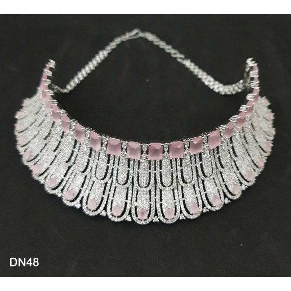 DN48PIRH Hot Selling Beautiful zircon female bride factory direct sales jewelry sets jewellery Necklace and earring sets Elegant