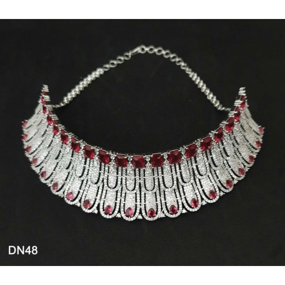 DN48RERH Hot Selling Beautiful zircon female bride factory direct sales jewelry sets jewellery Necklace and earring sets Elegant