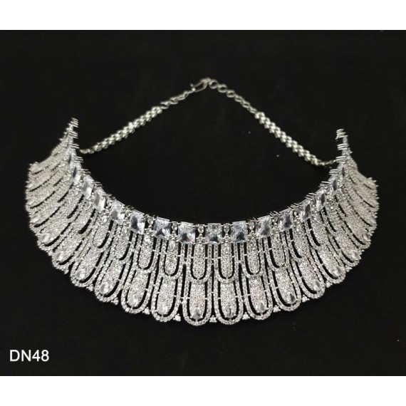 DN48WHRH Hot Selling Beautiful zircon female bride factory direct sales jewelry sets jewellery Necklace and earring sets Elegant