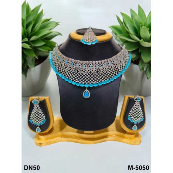 Fashion jewellery wholesale online Amazing Multi Color Stone Beautiful Indian Artificial Jewelry Best Gift DN50AQRH