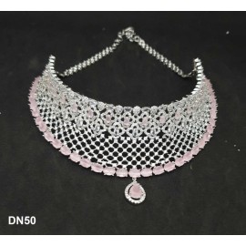 DN50PIRH Fashion jewellery wholesale online Amazing Multi Color Stone Beautiful Indian Artificial Jewelry Best Gift For Her Personalized Gifts Bohemian Necklace set maangtikka