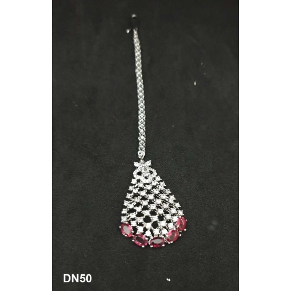 DN50RERH Fashion jewellery wholesale online Amazing Multi Color Stone Beautiful Indian Artificial Jewelry Best Gift For Her Personalized Gifts Bohemian Necklace set maangtikka