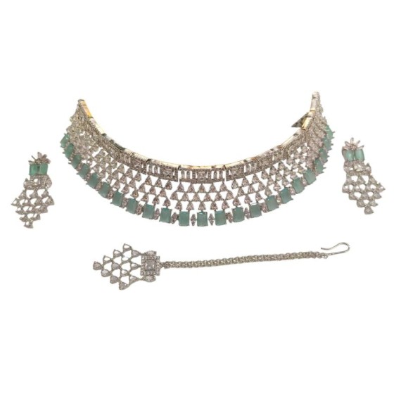 Bridal Necklace Set from India in USA Gifts Necklace set maang tikka Fashion jewellery wholesale online Amazing DN51MIRH