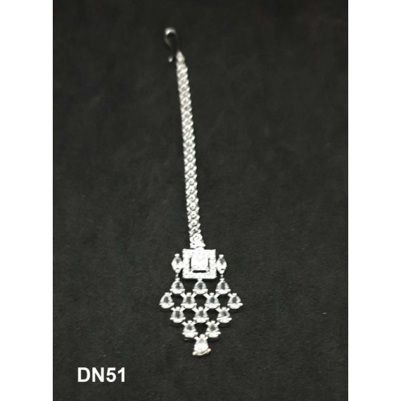 DN51PIRH Personalized Gifts Bohemian Necklace set maangtikka Fashion jewellery wholesale online Amazing Multi Color Stone Beautiful Indian Artificial Jewelry Best Gift For women