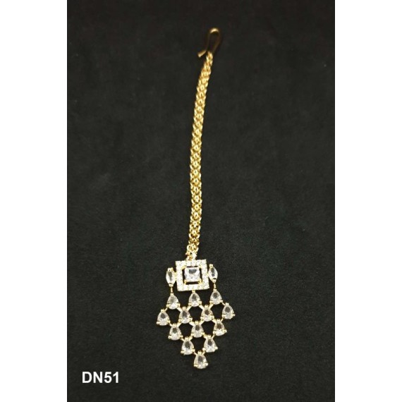 DN51REGO Personalized Gifts Bohemian Necklace set maangtikka Fashion jewellery wholesale online Amazing Multi Color Stone Beautiful Indian Artificial Jewelry Best Gift For women