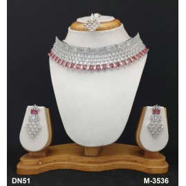 DN51RERH Personalized Gifts Bohemian Necklace set maangtikka Fashion jewellery wholesale online Amazing Multi Color Stone Beautiful Indian Artificial Jewelry Best Gift For women