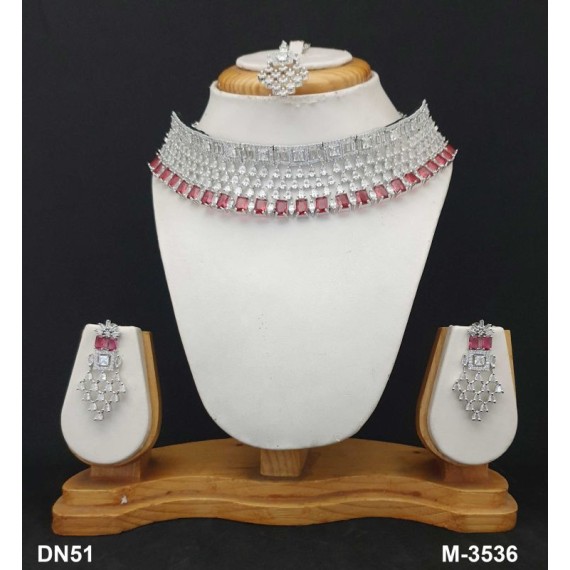 DN51RERH Personalized Gifts Bohemian Necklace set maangtikka Fashion jewellery wholesale online Amazing Multi Color Stone Beautiful Indian Artificial Jewelry Best Gift For women