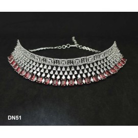 DN51RERH Personalized Gifts Bohemian Necklace set maangtikka Fashion jewellery wholesale online Amazing Multi Color Stone Beautiful Indian Artificial Jewelry Best Gift For women