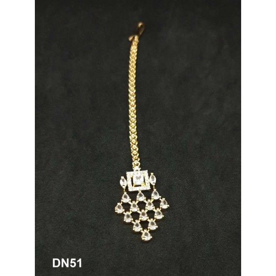 DN51WHGO Personalized Gifts Bohemian Necklace set maangtikka Fashion jewellery wholesale online Amazing Multi Color Stone Beautiful Indian Artificial Jewelry Best Gift For women