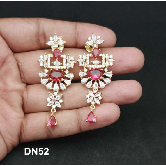 DN52REGO Bridal Party Neckless Set Wedding Women Cz Set New Design Indian Bollywood