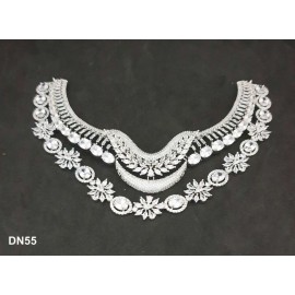 DN55WHRH New Neckless Set Bollywood Indian Bridal Party Jewellery Cz Set Wedding Women