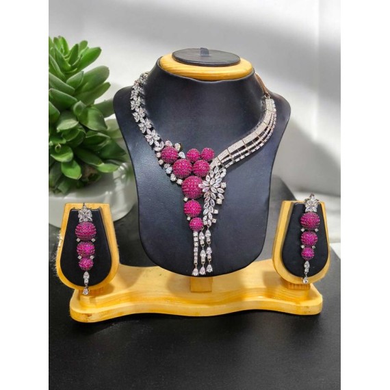 Pakistani Indian Jewelry New Bollywood Bridal Style | Floral Accents Necklace Sets | DN62RERH 